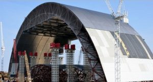 Новое укрытие над Чернобыльской АЭС